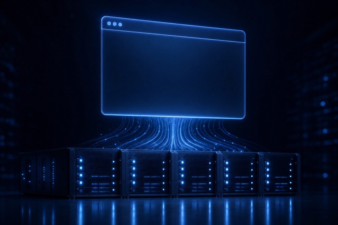 Sunucularda barındırılan bir web sitesinin veri akışıyla yayınlanması